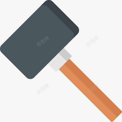 4号工具箱扁锤图标svg_新图网 https://ixintu.com 4号工具箱扁锤