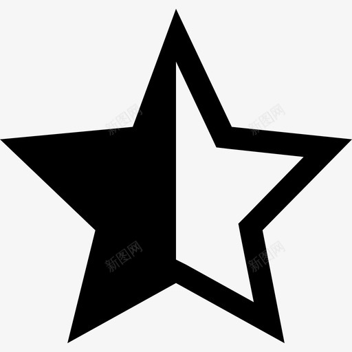 星半星svg_新图网 https://ixintu.com 星半星