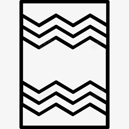 毛巾家居用品2直纹图标svg_新图网 https://ixintu.com 家居用品2 毛巾 直纹