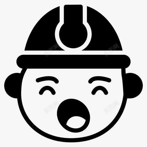 累了表情符号脸图标svg_新图网 https://ixintu.com 笑脸 笑脸和表情符号第二卷 累了 脸 表情符号