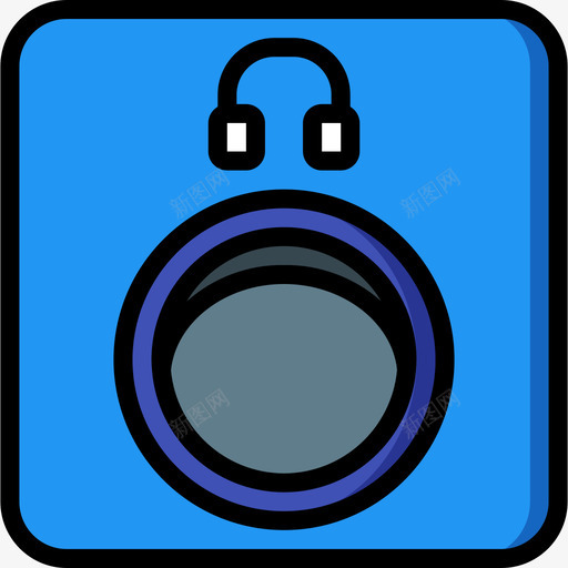 声音端口pc组件5线性颜色图标svg_新图网 https://ixintu.com pc组件5 声音端口 线性颜色