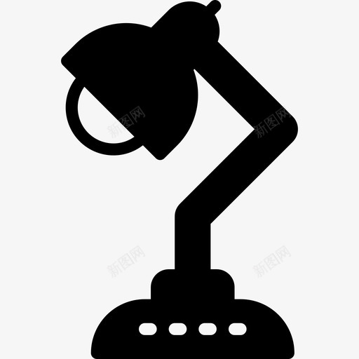 灯办公设备4填充图标svg_新图网 https://ixintu.com 办公设备4 填充 灯
