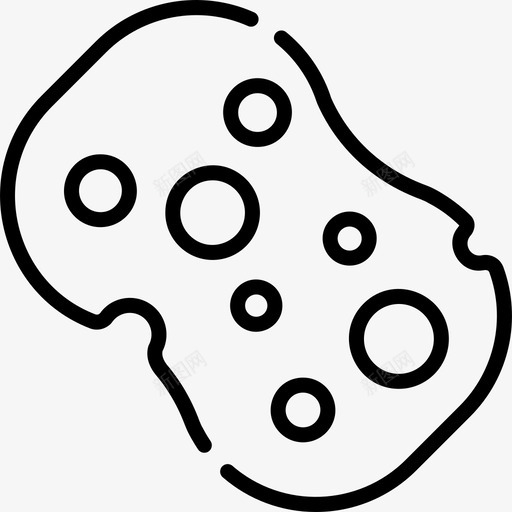 海绵浴室2线性图标svg_新图网 https://ixintu.com 浴室2 海绵 线性