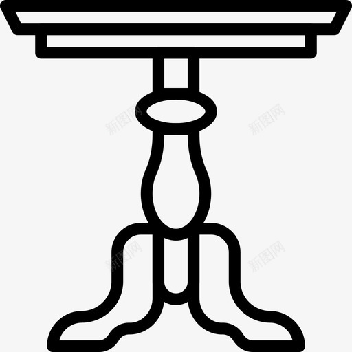 咖啡桌家具家用图标svg_新图网 https://ixintu.com 咖啡桌 家具 家用 直列式