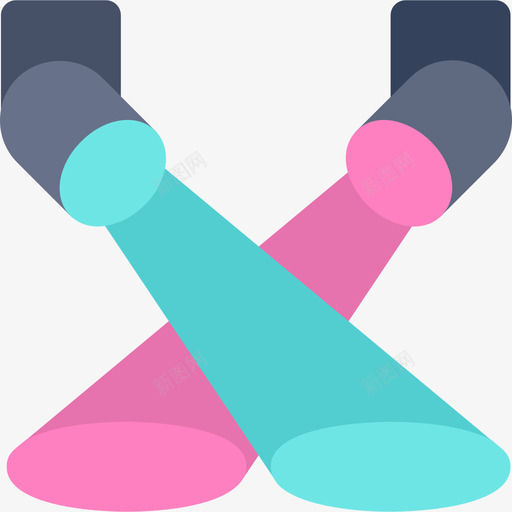 聚光灯迪斯科舞厅图标svg_新图网 https://ixintu.com 聚光灯 迪斯科舞厅