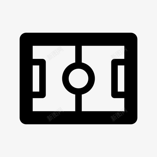 体育场场地足球图标svg_新图网 https://ixintu.com 体育场 场地 比赛 足球 运动路线