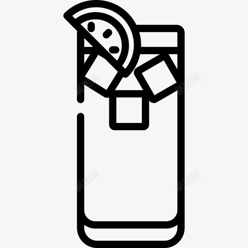 鸡尾酒鸡尾酒6直系图标svg_新图网 https://ixintu.com 直系 鸡尾酒 鸡尾酒6