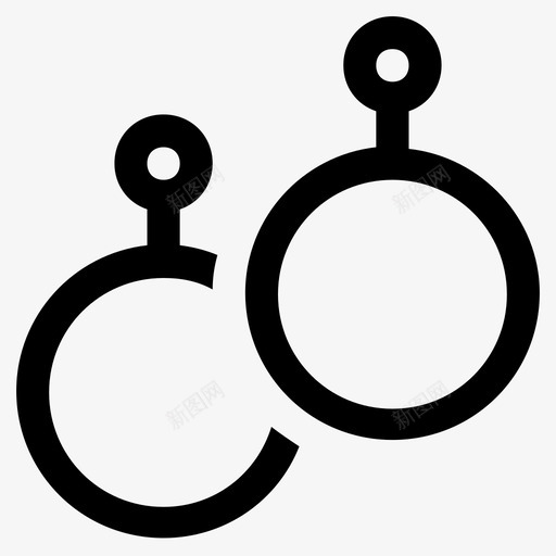耳环钻石耳环吊坠耳环图标svg_新图网 https://ixintu.com 吊坠耳环 时尚耳环 珠宝纯色图标 耳环 金色耳环 钻石耳环