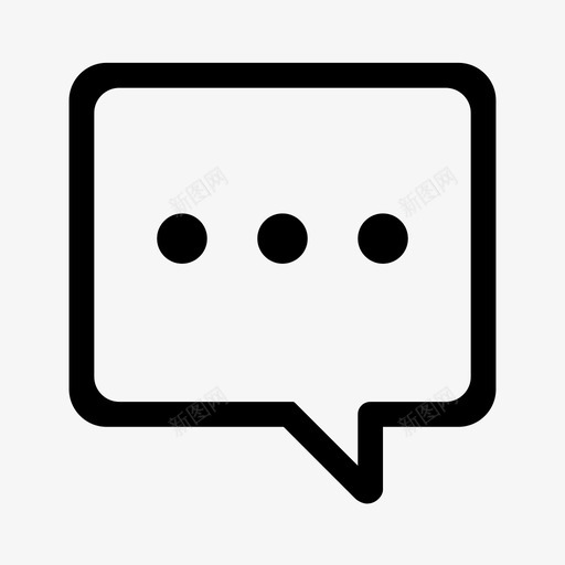 消息框svg_新图网 https://ixintu.com 消息框