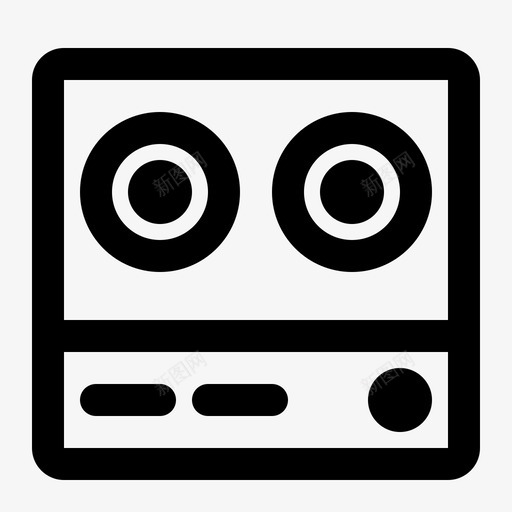 扬声器电子家用图标svg_新图网 https://ixintu.com 基本随机线 媒体 家用 扬声器 电子