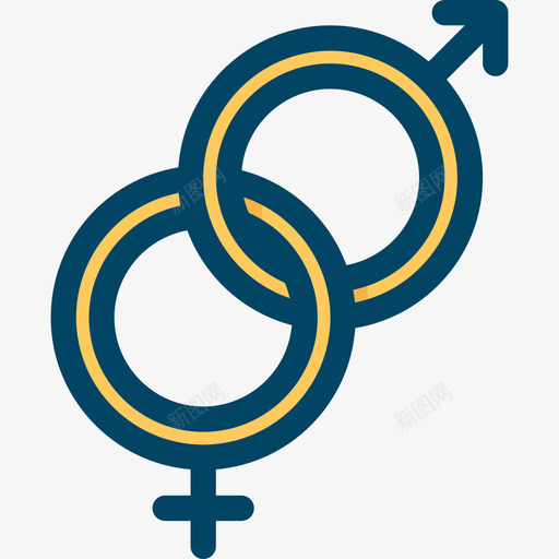 结婚戒指爱情和婚礼2线性颜色图标svg_新图网 https://ixintu.com 爱情和婚礼2 线性颜色 结婚戒指
