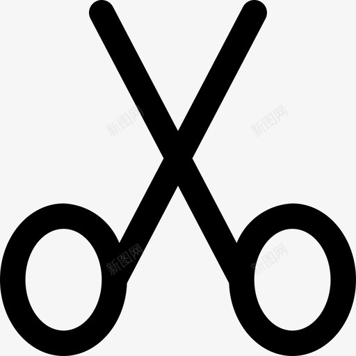 剪刀ios2的mintab轮廓线性图标svg_新图网 https://ixintu.com ios2的mintab轮廓 剪刀 线性