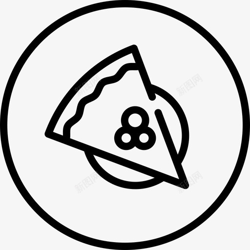 芝士蛋糕纯素食品直系图标svg_新图网 https://ixintu.com 直系 纯素食品 芝士蛋糕