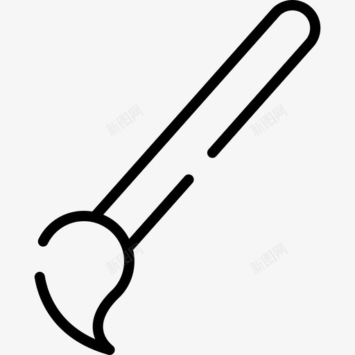 画笔图形工具2线性图标svg_新图网 https://ixintu.com 图形工具2 画笔 线性