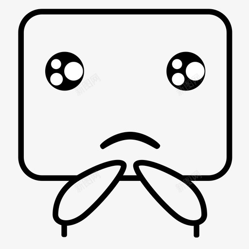 难过的表情svg_新图网 https://ixintu.com 难过的表情