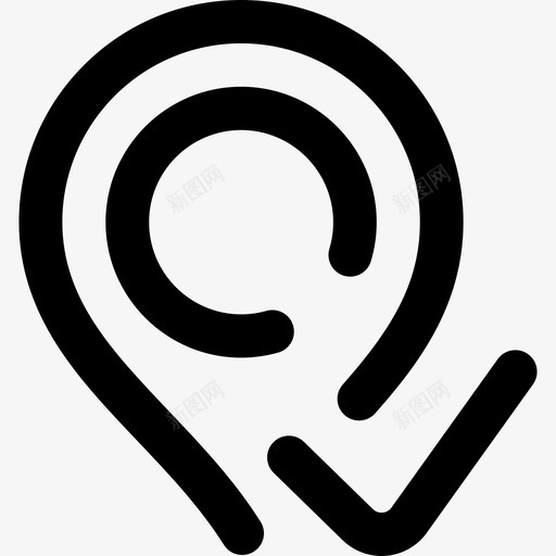 位置位置轮廓2图标svg_新图网 https://ixintu.com 位置 位置轮廓2