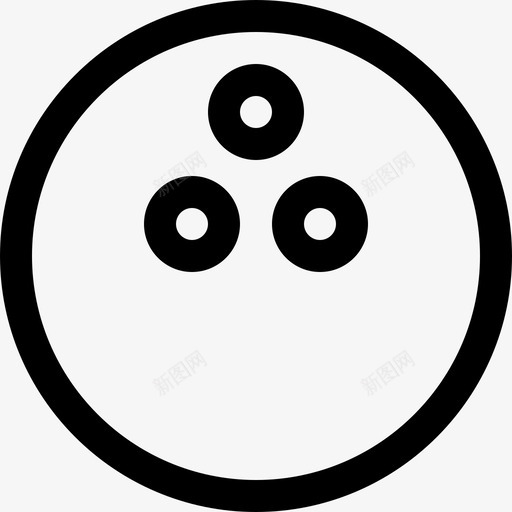 保龄球运动16直线型图标svg_新图网 https://ixintu.com 保龄球 直线型 运动16