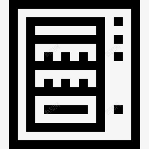 自动售货机床和早餐6台直线式图标svg_新图网 https://ixintu.com 床和早餐6台 直线式 自动售货机