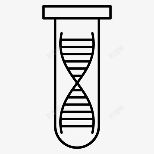 试管烧杯dna图标svg_新图网 https://ixintu.com dna 烧杯 试管
