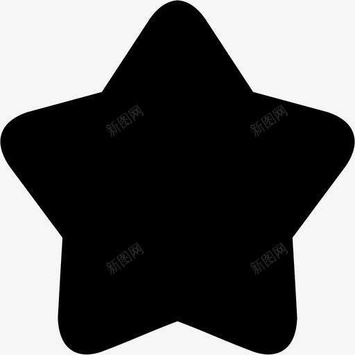 五角星-满svg_新图网 https://ixintu.com 五角星-满