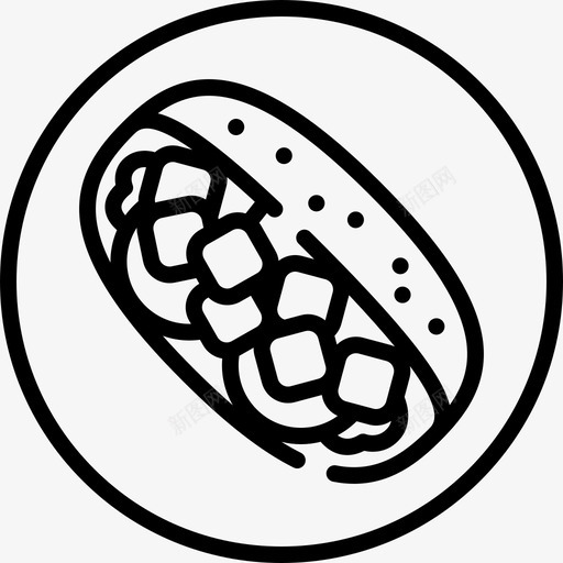 纯素食品纯素食菜肴直系图标svg_新图网 https://ixintu.com 直系 纯素食品 纯素食菜肴