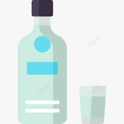伏特加鸡尾酒4淡味图标svg_新图网 https://ixintu.com 伏特加 淡味 鸡尾酒4