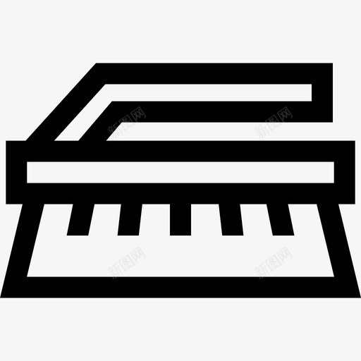 刷子卫生常规4线性图标svg_新图网 https://ixintu.com 刷子 卫生常规4 线性