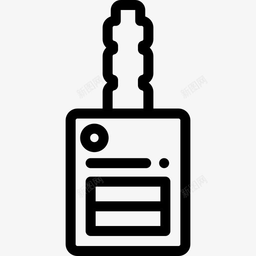 汽车钥匙车库11直线型图标svg_新图网 https://ixintu.com 汽车钥匙 直线型 车库11