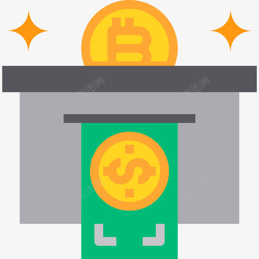 取款比特币26持平图标svg_新图网 https://ixintu.com 取款 持平 比特币26