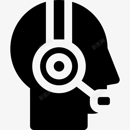 客户服务业务管理18已填充图标svg_新图网 https://ixintu.com 业务管理18 客户服务 已填充