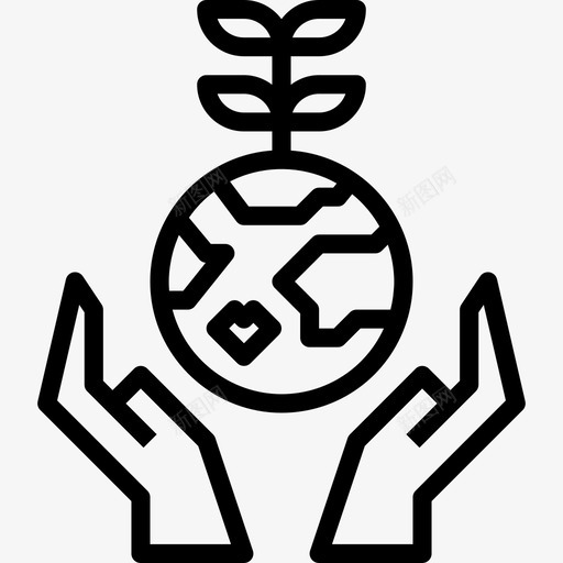 拯救生态105线性图标svg_新图网 https://ixintu.com 拯救 生态105 线性