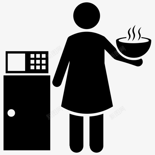 烘焙食物食物公鸡厨房用具图标svg_新图网 https://ixintu.com 厨房用具 烘焙食物 烹饪元素雕文图标 蒸煮食物 食物公鸡