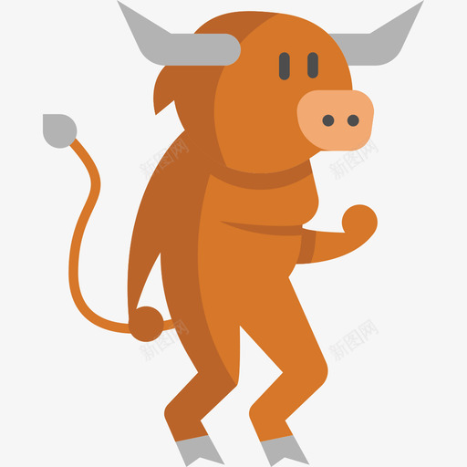 牛头怪奇幻人物3扁平图标svg_新图网 https://ixintu.com 奇幻人物3 扁平 牛头怪