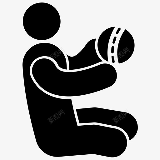 打球婴儿游戏婴儿玩具图标svg_新图网 https://ixintu.com 婴儿字形图标 婴儿游戏 婴儿玩具 室内游戏 打球