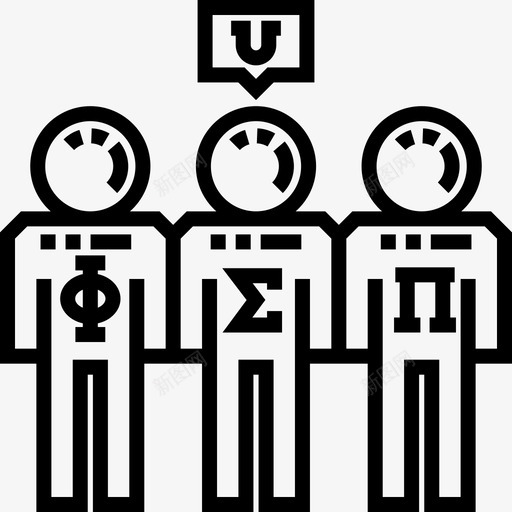 兄弟会大学6直系图标svg_新图网 https://ixintu.com 兄弟会 大学6 直系