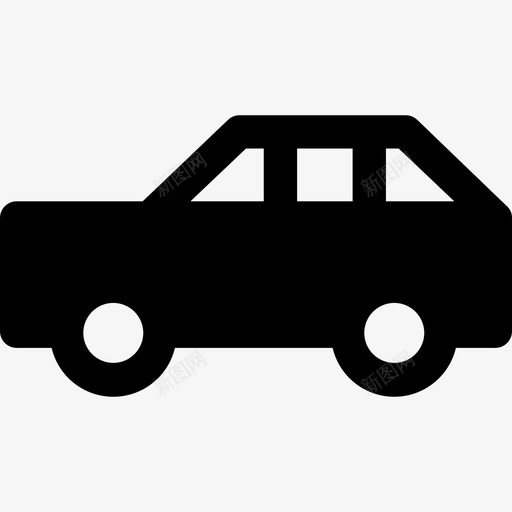 汽车家居元素2实心图标svg_新图网 https://ixintu.com 实心 家居元素2 汽车