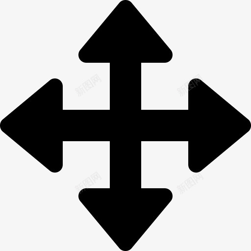 移动箭头45填充图标svg_新图网 https://ixintu.com 填充 移动 箭头45