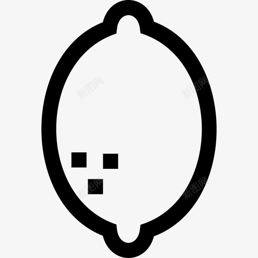 柠檬水果蔬菜4图标svg_新图网 https://ixintu.com 柠檬 水果 线性 蔬菜4