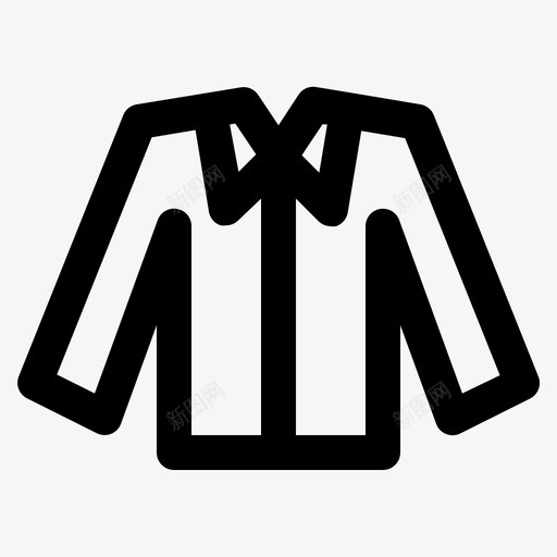 衬衫洗衣房男士图标svg_新图网 https://ixintu.com 办公室 洗衣房 洗衣房和衣柜系列 男士 衣柜 衬衫
