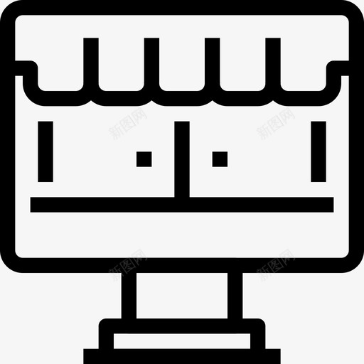 网上商店购物和电子商务5线性图标svg_新图网 https://ixintu.com 线性 网上商店 购物和电子商务5
