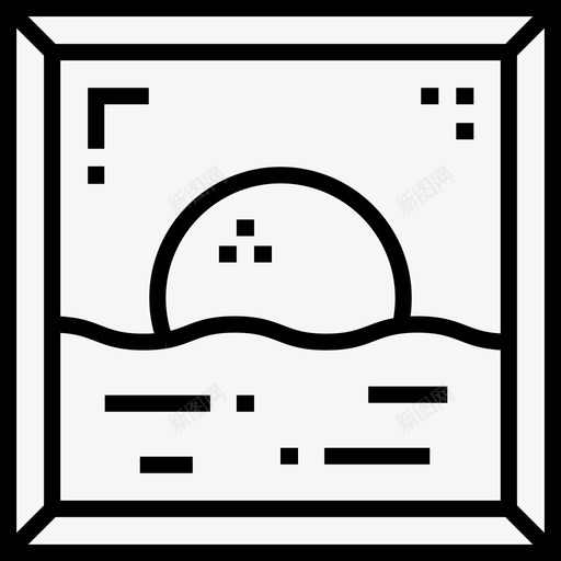 照片博物馆9直线图标svg_新图网 https://ixintu.com 博物馆9 照片 直线