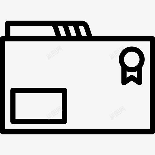 文件夹业务管理15线性图标svg_新图网 https://ixintu.com 业务管理15 文件夹 线性