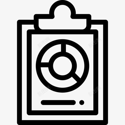 剪贴板笔记任务5线性图标svg_新图网 https://ixintu.com 剪贴板 笔记任务5 线性
