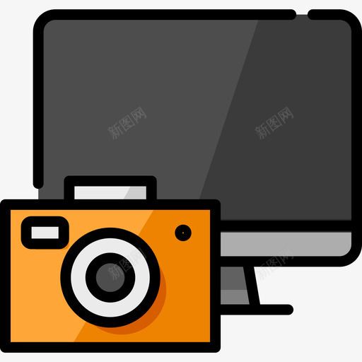 相机工具24线颜色图标svg_新图网 https://ixintu.com 相机 线颜色 设计工具24