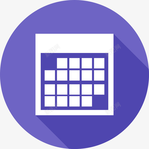 日历microsoft平面图标svg_新图网 https://ixintu.com microsoft 平面 日历