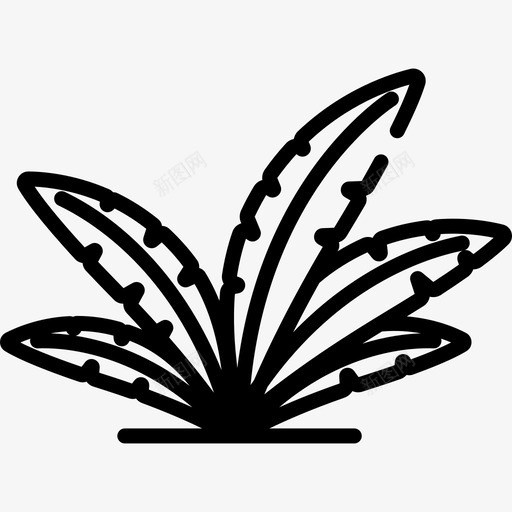 棕榈树沙漠6线形图标svg_新图网 https://ixintu.com 棕榈树 沙漠6 线形
