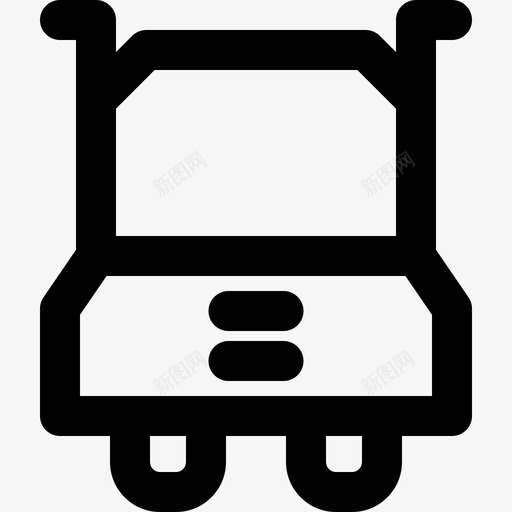 运输卡车32号交货直线式图标svg_新图网 https://ixintu.com 32号交货 直线式 运输卡车