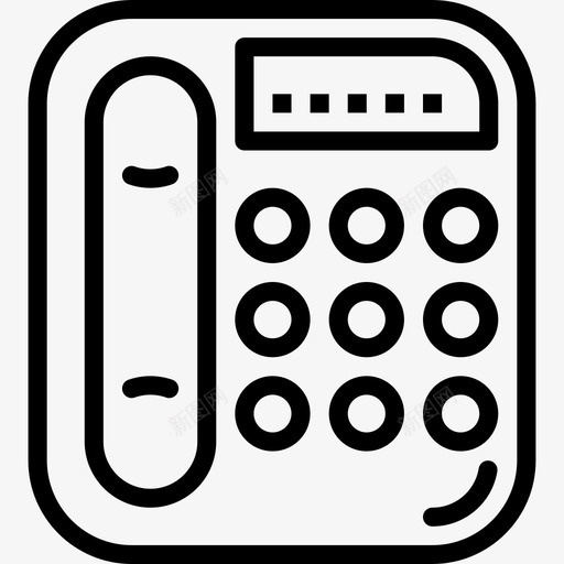 电话联系我们12直线图标svg_新图网 https://ixintu.com 电话 直线 联系我们12