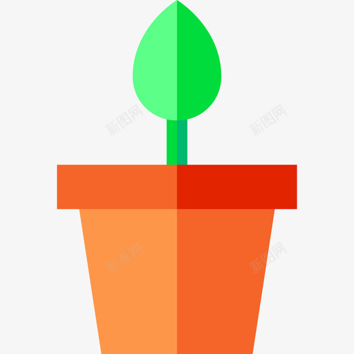 植物园艺35平坦图标svg_新图网 https://ixintu.com 园艺35 平坦 植物