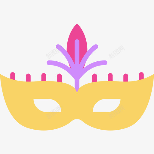 面具魔法12扁平图标svg_新图网 https://ixintu.com 扁平 面具 魔法12